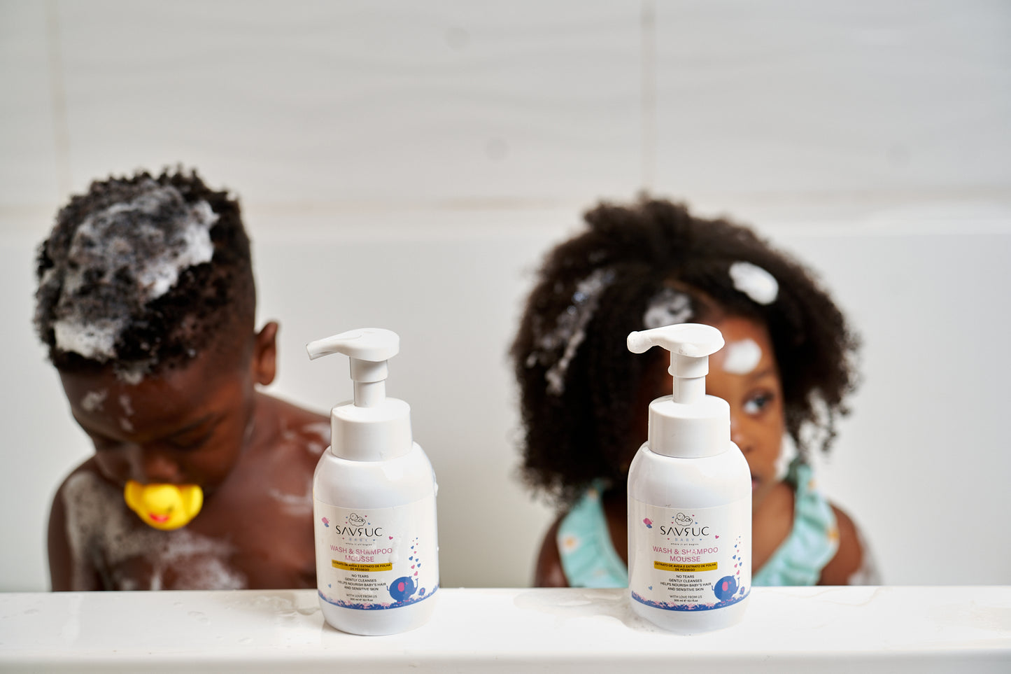 BABY WASH & SHAMPOO MOUSSE (300 ml)