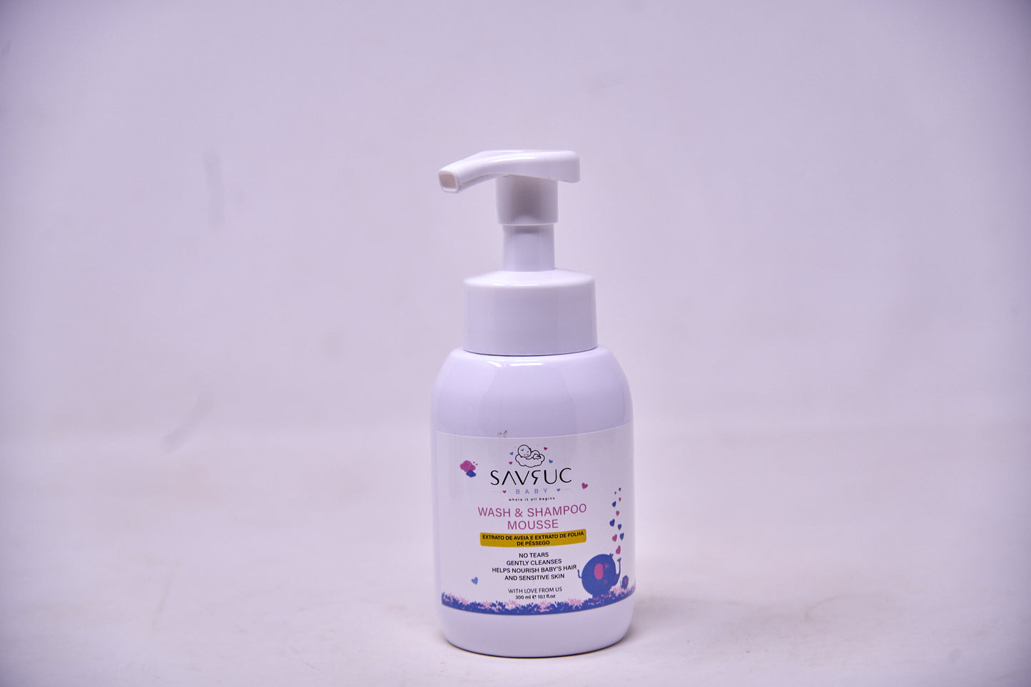 BABY WASH & SHAMPOO MOUSSE (300 ml)